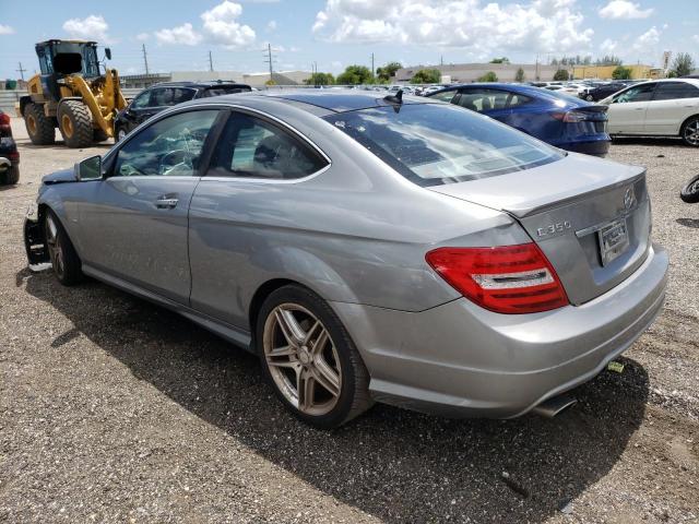 WDDGJ5HB8CF797300 - 2012 MERCEDES-BENZ C 350 GRAY photo 3