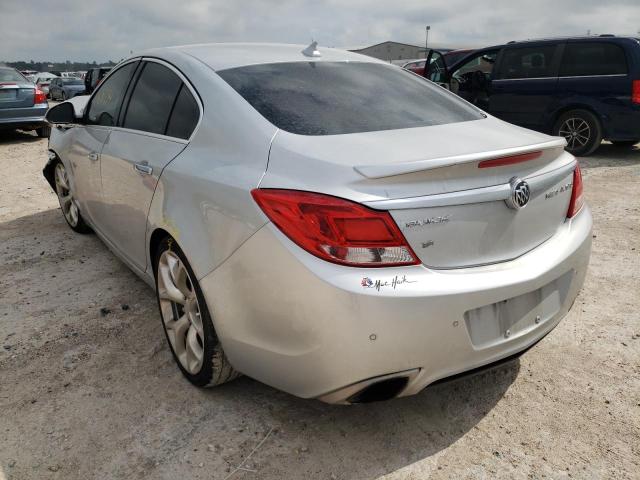 2G4GV5GV6C9215130 - 2012 BUICK REGAL GS Күміс фото 3