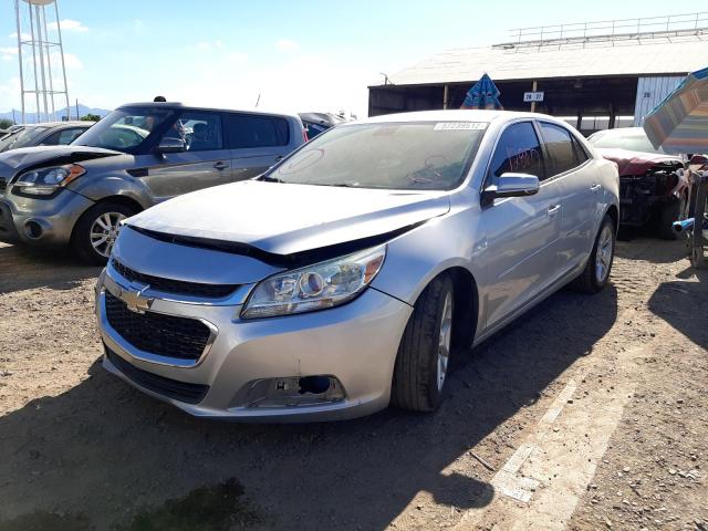 1G11C5SL6FF247604 - 2015 CHEVROLET MALIBU 1LT ნაცრისფერი ფოტო 2
