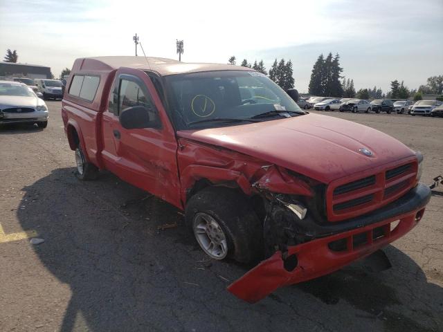 1B7GG23Y6VS217927 - 1997 DODGE DAKOTA RED photo 1