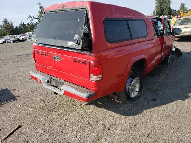 1B7GG23Y6VS217927 - 1997 DODGE DAKOTA RED photo 4