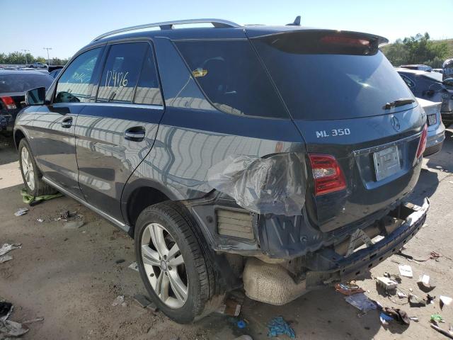 4JGDA5HB7CA030690 - 2012 MERCEDES-BENZ ML 350 4MA BLACK photo 3