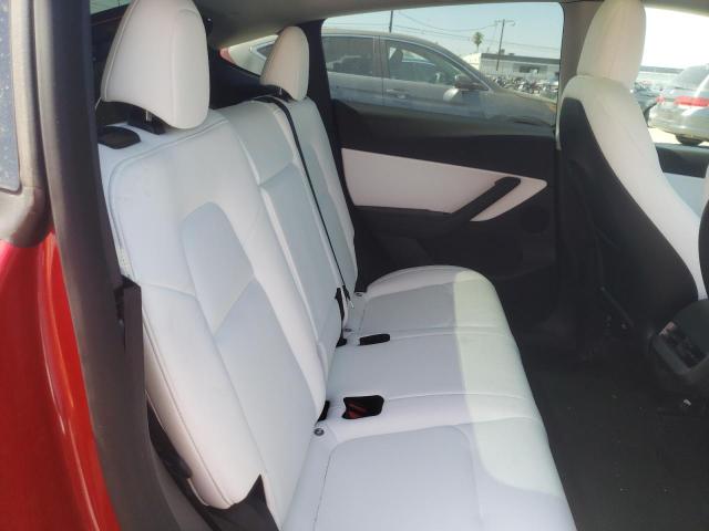 7SAYGDEF9NF413985 - 2022 TESLA MODEL Y أحمر صورة 6