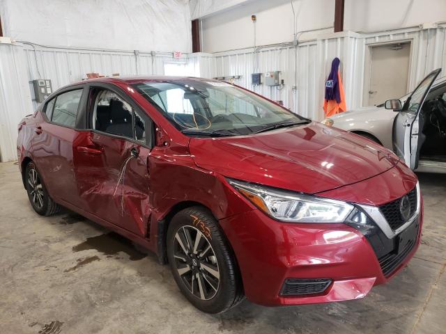 3N1CN8EV4LL915672 - 2020 NISSAN VERSA SV RED photo 1