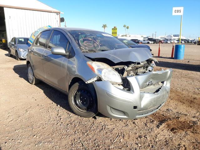 JTDKT4K34A5323180 - 2010 TOYOTA YARIS GRAY photo 1