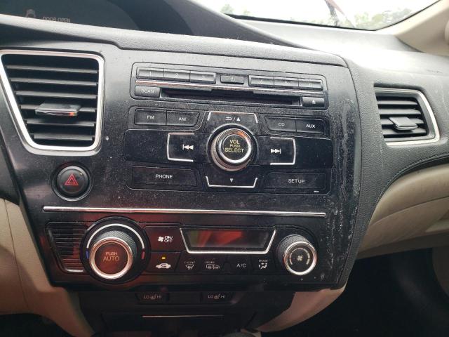 19XFB2F91DE047783 - 2013 HONDA CIVIC EXL Tünd qırmızı foto 9