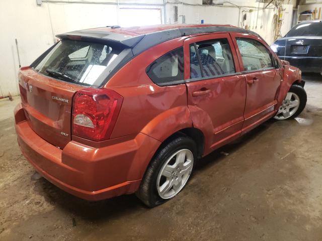 1B3HB48A19D172109 - 2009 DODGE CALIBER SX ORANGE photo 4