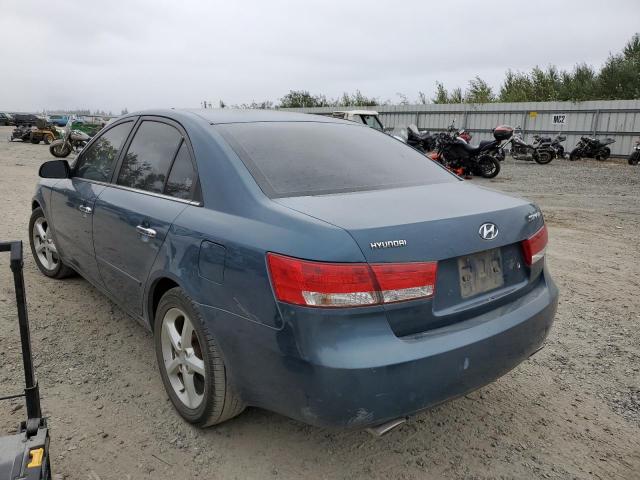 5NPEU46F96H135552 - 2006 HYUNDAI SONATA GLS BLUE photo 3