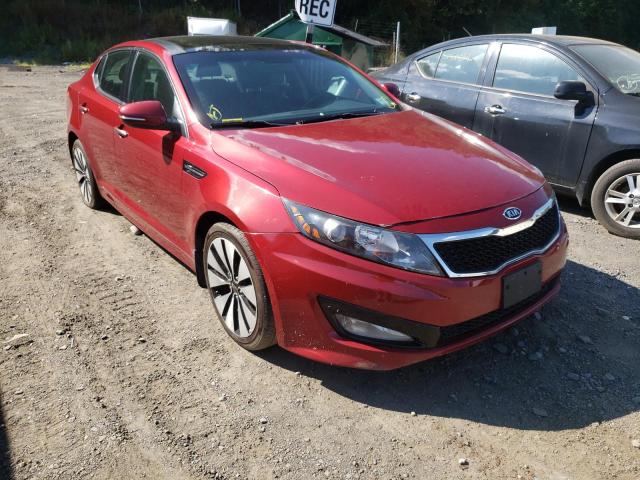 5XXGR4A64CG009849 - 2012 KIA OPTIMA RED photo 1