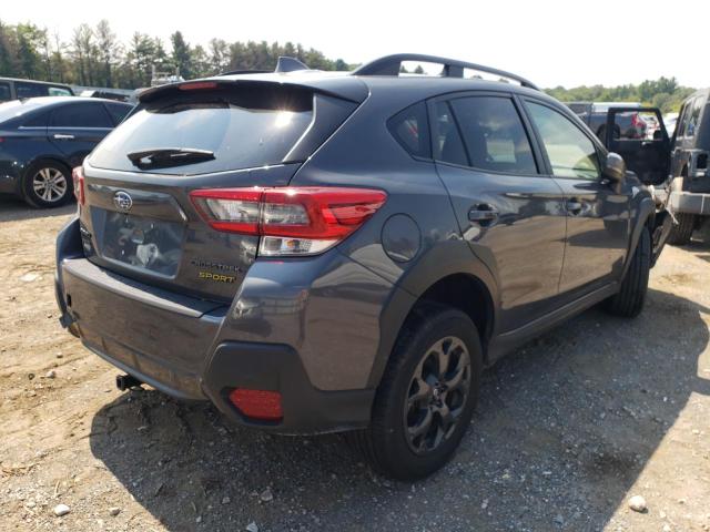 JF2GTHRC7MH207897 - 2021 SUBARU CROSSTREK CHARCOAL photo 4