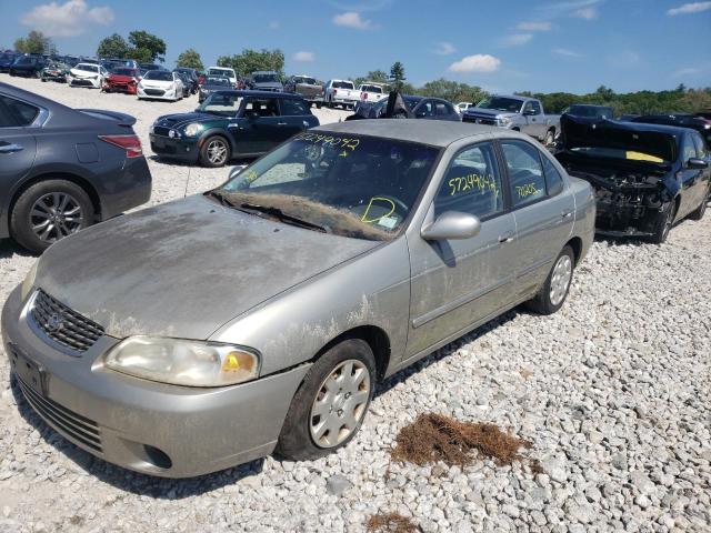 3N1CB51D22L612330 - 2002 NISSAN SENTRA SILVER photo 2