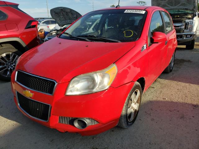 KL1TD6DE7BB133931 - 2011 CHEVROLET AVEO LS 红色 照片 2