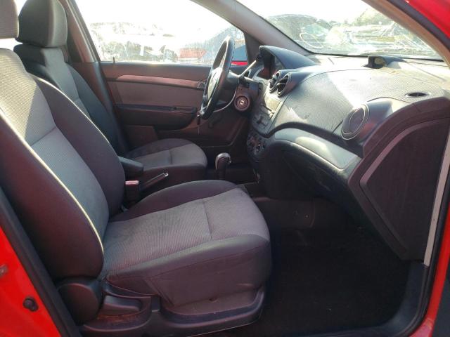 KL1TD6DE7BB133931 - 2011 CHEVROLET AVEO LS 红色 照片 5