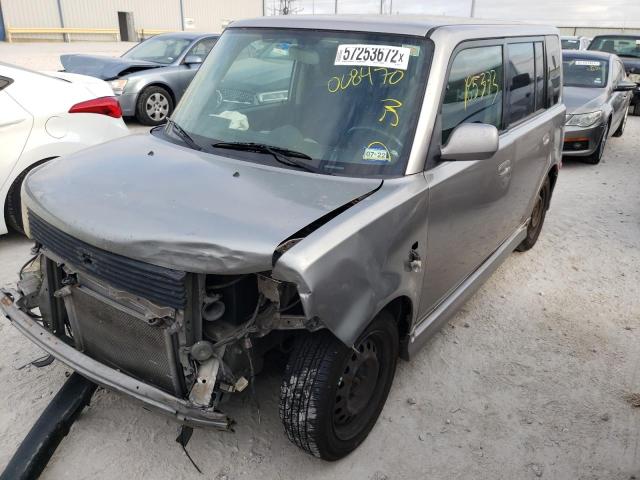 JTLKT324154008470 - 2005 TOYOTA SCION XB ვერცხლისფერი ფოტო 2