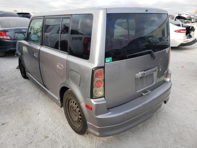 JTLKT324154008470 - 2005 TOYOTA SCION XB ვერცხლისფერი ფოტო 3