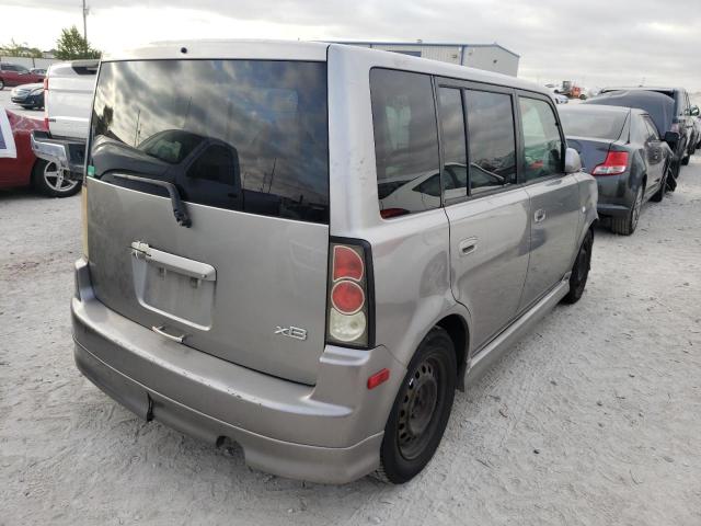 JTLKT324154008470 - 2005 TOYOTA SCION XB ვერცხლისფერი ფოტო 4