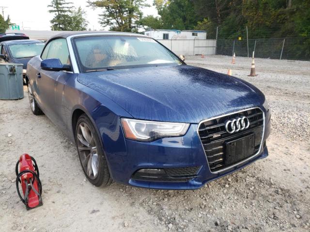 WAULFAFH4EN007135 - 2014 AUDI A5 PREMIUM BLUE photo 1