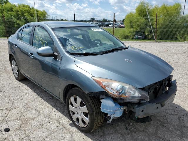 JM1BL1U71D1719237 - 2013 MAZDA 3 I GREEN photo 1