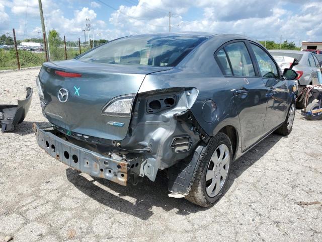 JM1BL1U71D1719237 - 2013 MAZDA 3 I GREEN photo 4