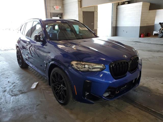 5YM13EC0XN9J29541 - 2022 BMW X3 M BLUE photo 1