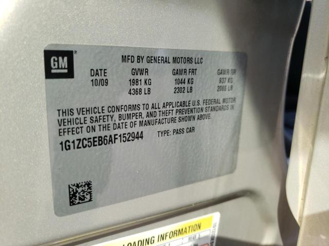 1G1ZC5EB6AF152944 - 2010 CHEVROLET MALIBU 1LT 棕色 照片 10