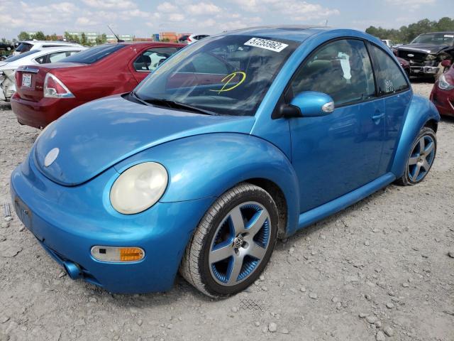 3VWGK31C84M420723 - 2004 VOLKSWAGEN NEW BEETLE 蓝色 照片 2