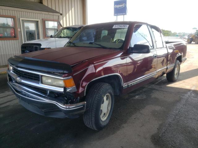 2GCEC19R6W1206862 - 1998 CHEVROLET GMT-400 C1 BURGUNDY photo 2