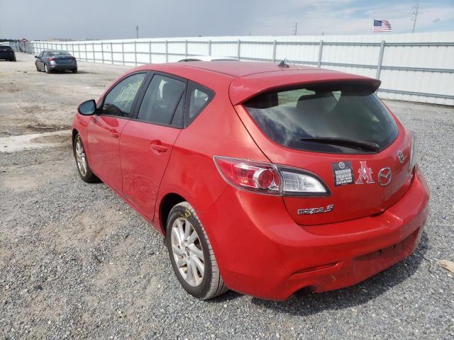 JM1BL1L75D1741985 - 2013 MAZDA 3 I RED photo 3