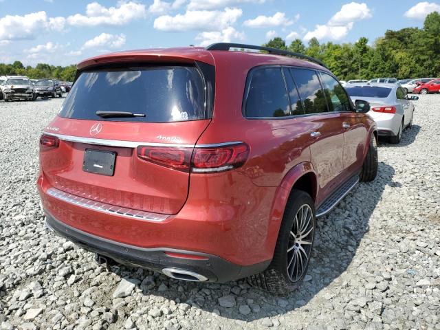 4JGFF5KE0NA638261 - 2022 MERCEDES-BENZ GLS 450 4M MAROON photo 4