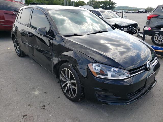 3VW217AU4GM057886 - 2016 VOLKSWAGEN GOLF S/SE BLACK photo 1