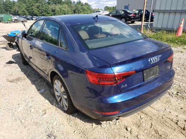 WAUGMAF46HN042574 - 2017 AUDI A4 ULTRA P BLUE photo 3