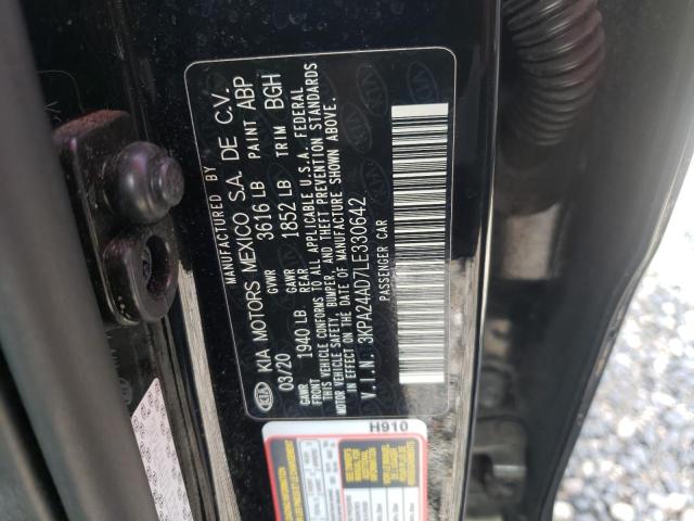 3KPA24AD7LE330642 - 2020 KIA RIO LX  photo 10