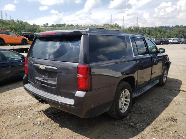 1GNSKHKC6FR238889 - 2015 CHEVROLET SUBURBAN K BLACK photo 4