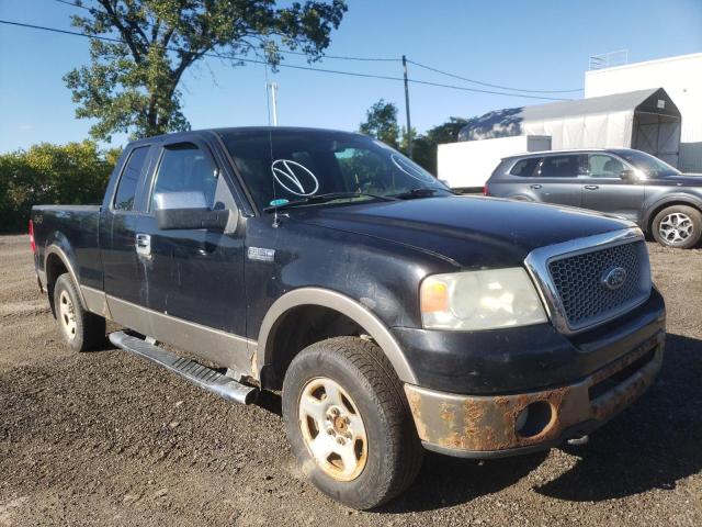 1FTPX14536FB53516 - 2006 FORD F150 BLACK photo 1