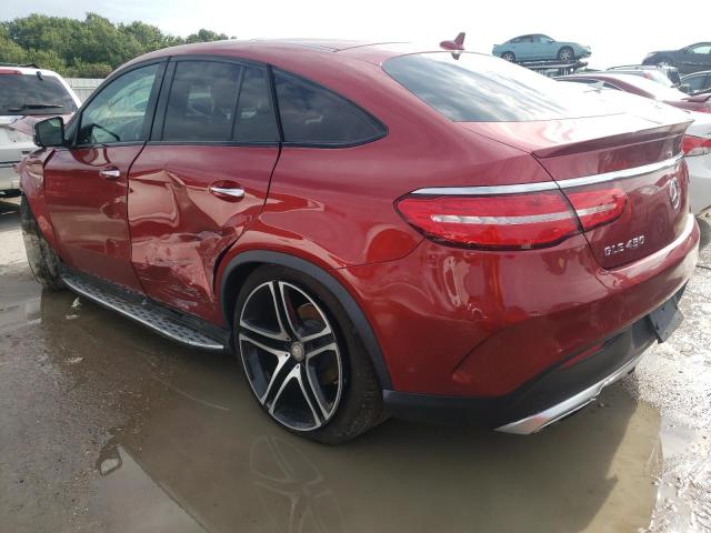4JGED6EB0GA041316 - 2016 MERCEDES-BENZ GLE COUPE RED photo 3