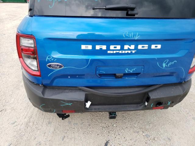 3FMCR9B60NRD49543 - 2022 FORD BRONCO SPO BLUE photo 9