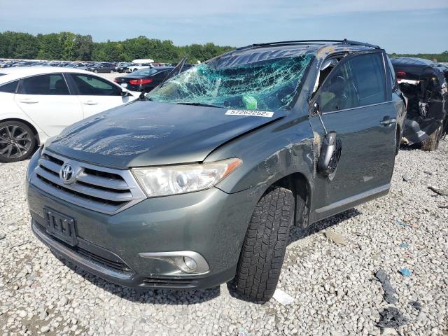 5TDZK3EH3DS140063 - 2013 TOYOTA HIGHLANDER GREEN photo 2