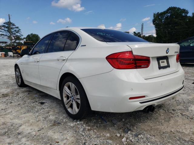 WBA8E1C35HA159227 - 2017 BMW 330E WHITE photo 3