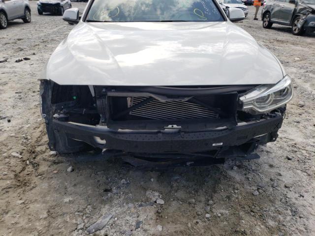 WBA8E1C35HA159227 - 2017 BMW 330E Սպիտակ լուսանկար 9