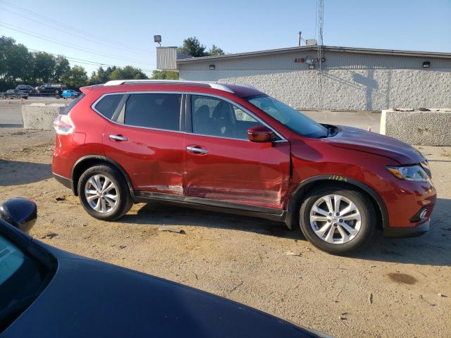 KNMAT2MV0GP723409 - 2016 NISSAN ROGUE S RED photo 9