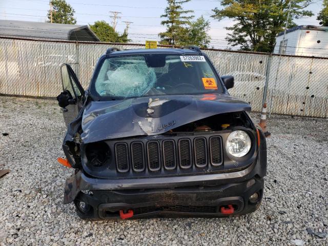 ZACCJBCT9GPC55889 - 2016 JEEP RENEGADE T GRAY photo 9