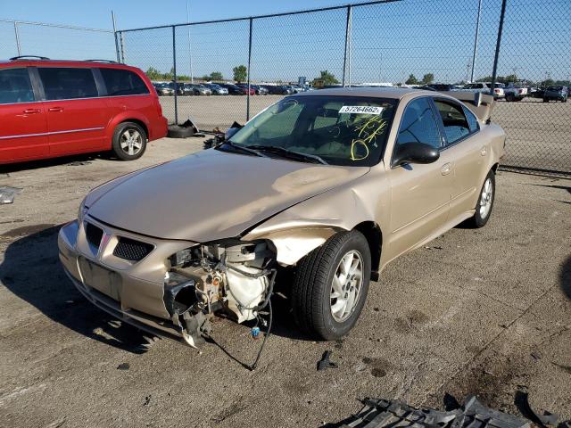 1G2NF52F93C113357 - 2003 PONTIAC GRAND AM S GOLD photo 2