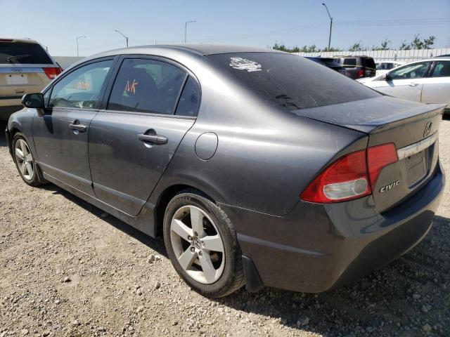 2HGFA1F69AH011778 - 2010 HONDA CIVIC LX-S ნაცრისფერი ფოტო 3