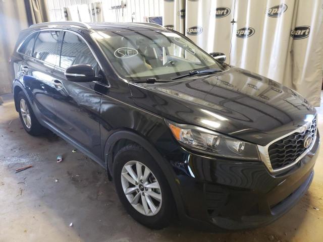 5XYPG4A31KG436721 - 2019 KIA SORENTO L BLACK photo 1