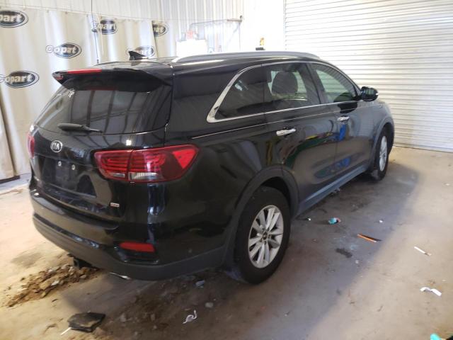 5XYPG4A31KG436721 - 2019 KIA SORENTO L BLACK photo 4