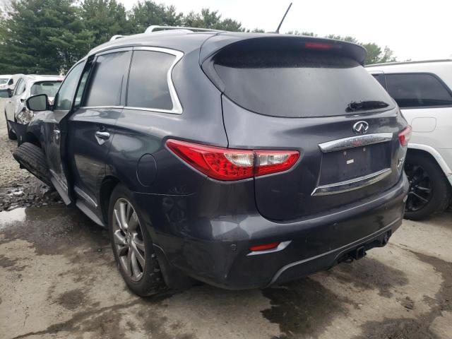 5N1AL0MM0DC329936 - 2013 INFINITI JX35 CHARCOAL photo 3