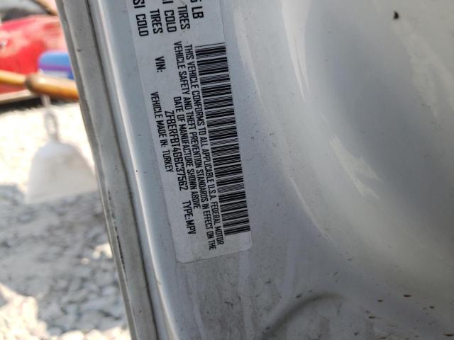 ZFBERFBT4G6C37562 - 2016 RAM PROMASTER WHITE photo 10