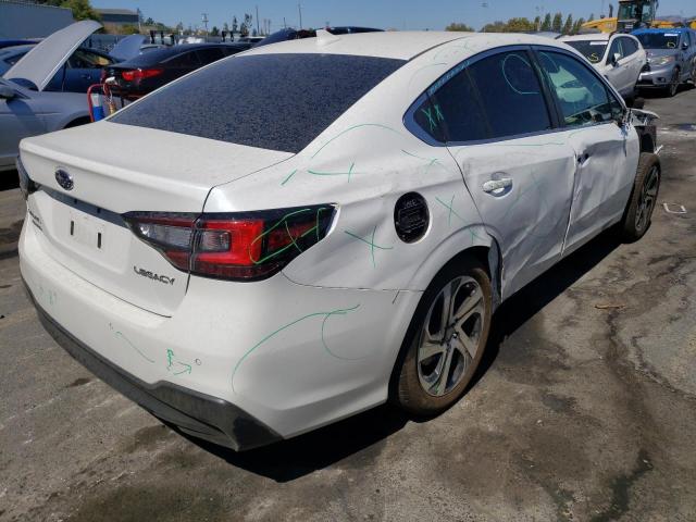 4S3BWAN61N3017406 - 2022 SUBARU LEGACY LIM WHITE photo 4