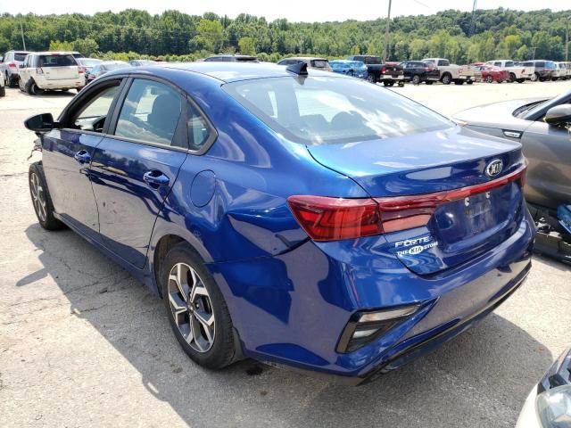 3KPF24ADXKE052341 - 2019 KIA FORTE FE BLUE photo 3