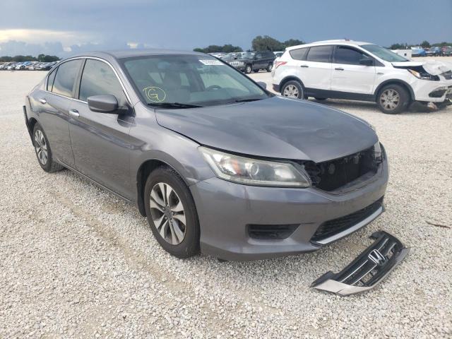 1HGCR2F32DA031428 - 2013 HONDA ACCORD LX GRAY photo 1